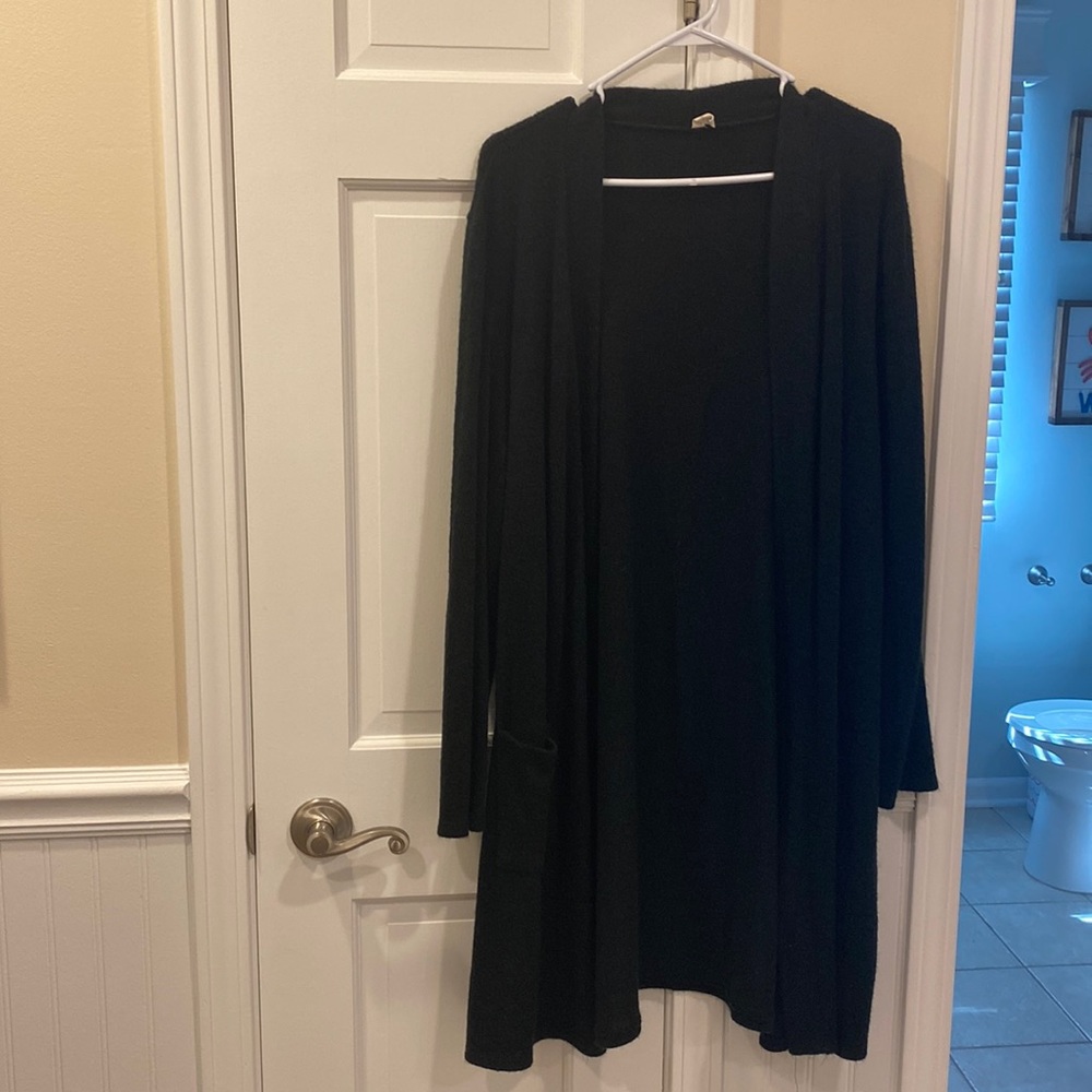 Pink blush maternity duster